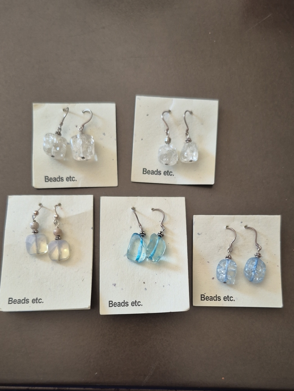 7. 🌸 2/$15 Assorted Glass Earrings